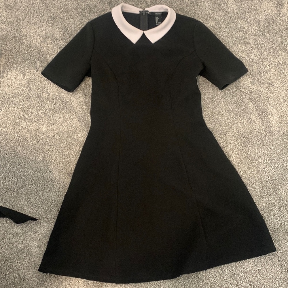 Black mini dress